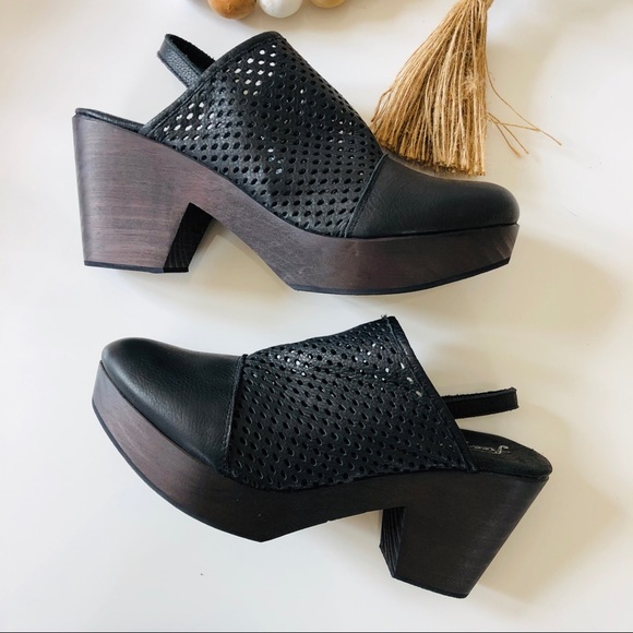NWT Free People Logan Clog Shoes black 40 - Picture 3 of 14